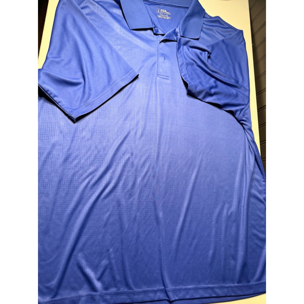 PGA tour golf shirt blue